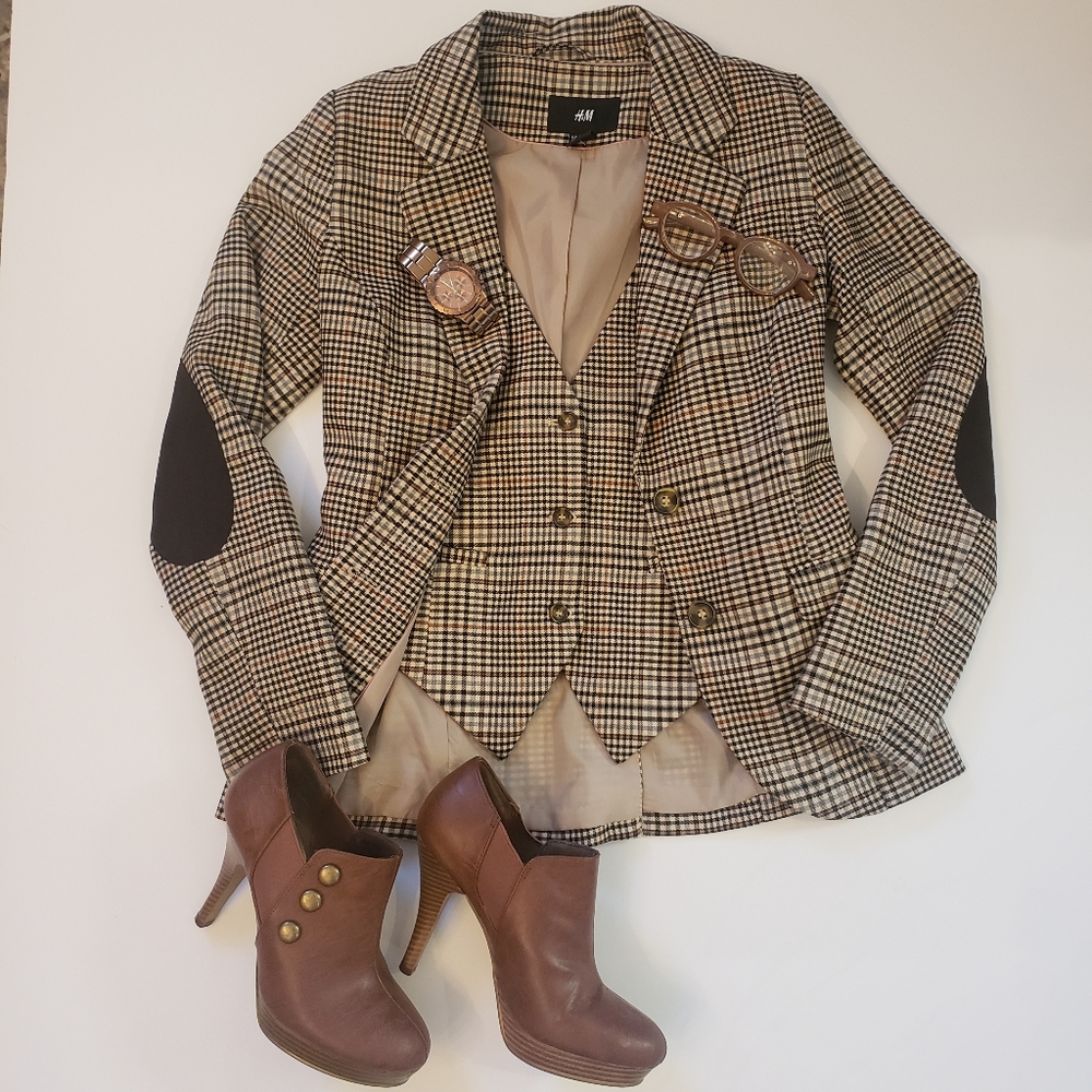 Suit jacket and vest combo